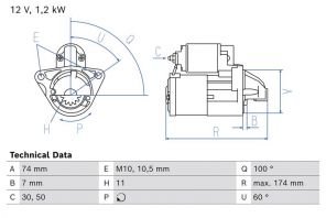 Bosch 0 986 029 260 - Štartér