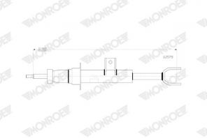 Monroe G2579 - Tlmič pruženia -