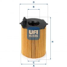 UFI 25.128.00 - Olejový filter