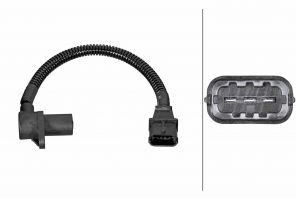 Hella 6PU 358 381-391 - Snímač generátor impulzov, kľukový hriadeľ -