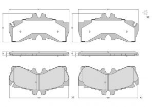 Brembo P 83 205 - Brzdové platničky -