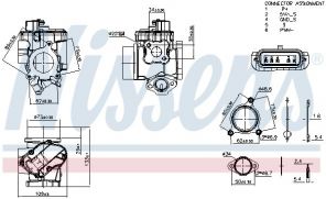 Nissens 98410 - Ventil AGR/EGR -