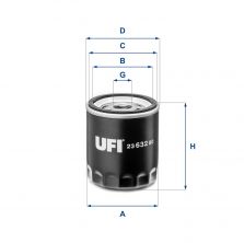 UFI 23.632.00 - Olejový filter