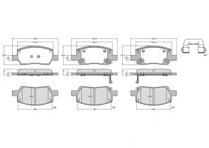 Brembo P 30 154 - Brzdové platničky -