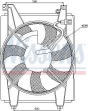 Nissens 85088 - Ventilátor motora