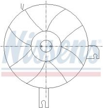 Nissens 85096 - Ventilátor motora