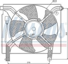 Nissens 85361 - Ventilátor motora