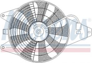 Nissens 85375 - Ventilátor motora -