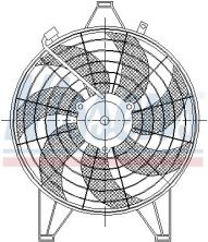 Nissens 85531 - Ventilátor motora