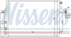 Nissens 940074 - Kondenzátor -