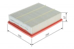 Bosch F 026 400 234 - Vzduchový filter -
