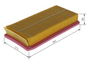 Bosch F 026 400 739 - Vzduchový filter -