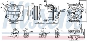 Nissens 890751 - Kompresor -