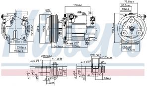 Nissens 89549 - Kompresor -
