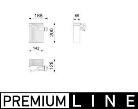 Mahle AE 272 000P - Výparník
