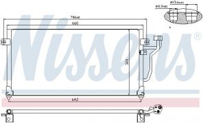 Nissens 94356 - Kondenzátor -