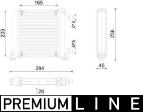 Mahle CR 2596 000P - Chladič vody -