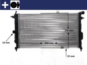 Mahle CR 438 000S - Chladič vody -