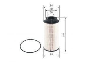 Bosch F 026 402 100 - Palivový filter