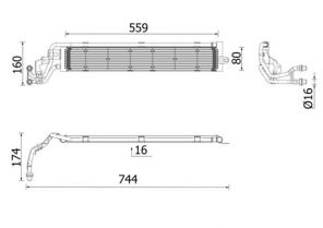 Mahle CR 2697 000P - Chladič vody -