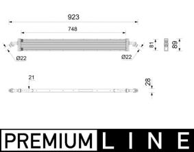 Mahle CR 2807 000P - Chladič vody -