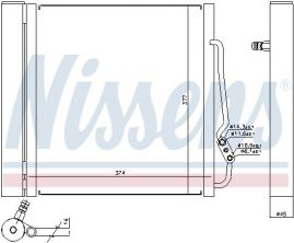 Nissens 94541 - Kondenzátor -