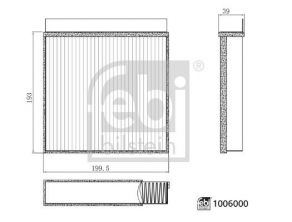 Febi 1006000 - Peľový filter -