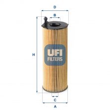 UFI 25.168.00 - Olejový filter