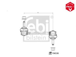 Febi 196538 - Spojovacia tyč -