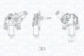 Magneti Marelli 064071600010 - Motor stieračov -