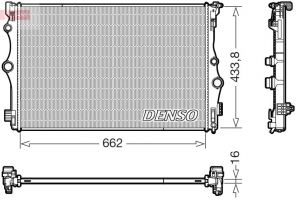 Denso DRM17098 - Chladič vody -