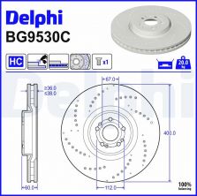 Delphi BG9530C - Brzdový kotúč -
