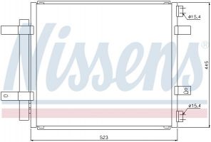 Nissens 94866 - Kondenzátor -