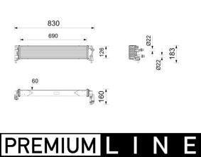 Mahle CR 2806 000P - Chladič vody -