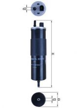 Knecht KL 831/12 - Palivový filter -