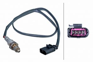 Hella 6PA 358 243-611 - Lambda sonda -