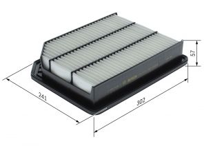 Bosch F 026 400 831 - Vzduchový filter