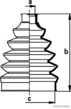 Jakoparts J2860908 - Manžeta