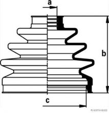 Jakoparts J2861030 - Manžeta