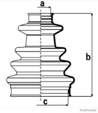 Jakoparts J2863018 - Manžeta