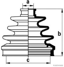 Jakoparts J2864014 - Manžeta