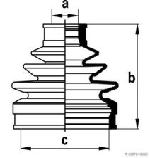 Jakoparts J2868004 - Manžeta