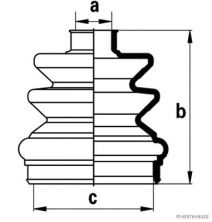 Jakoparts J2881014 - Manžeta