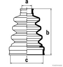 Jakoparts J2887004 - Manžeta