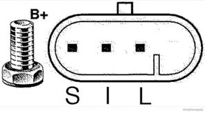 Jakoparts J5110408 - Alternátor