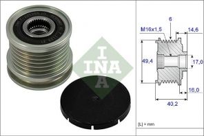 INA 535 0001 10 - Voľnobežka alternátora