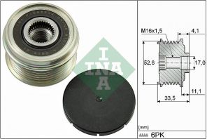 INA 535 0025 10 - Voľnobežka alternátora