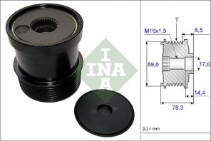 INA 535 0120 10 - Voľnobežka alternátora