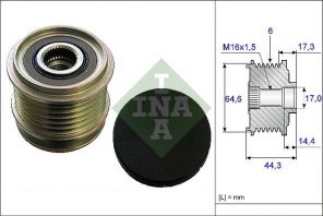 INA 535 0130 10 - Voľnobežka alternátora