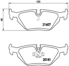 Brembo P 06 013 - Brzdové platničky -